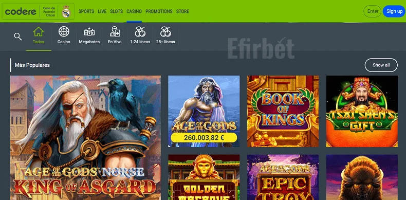 codere casino